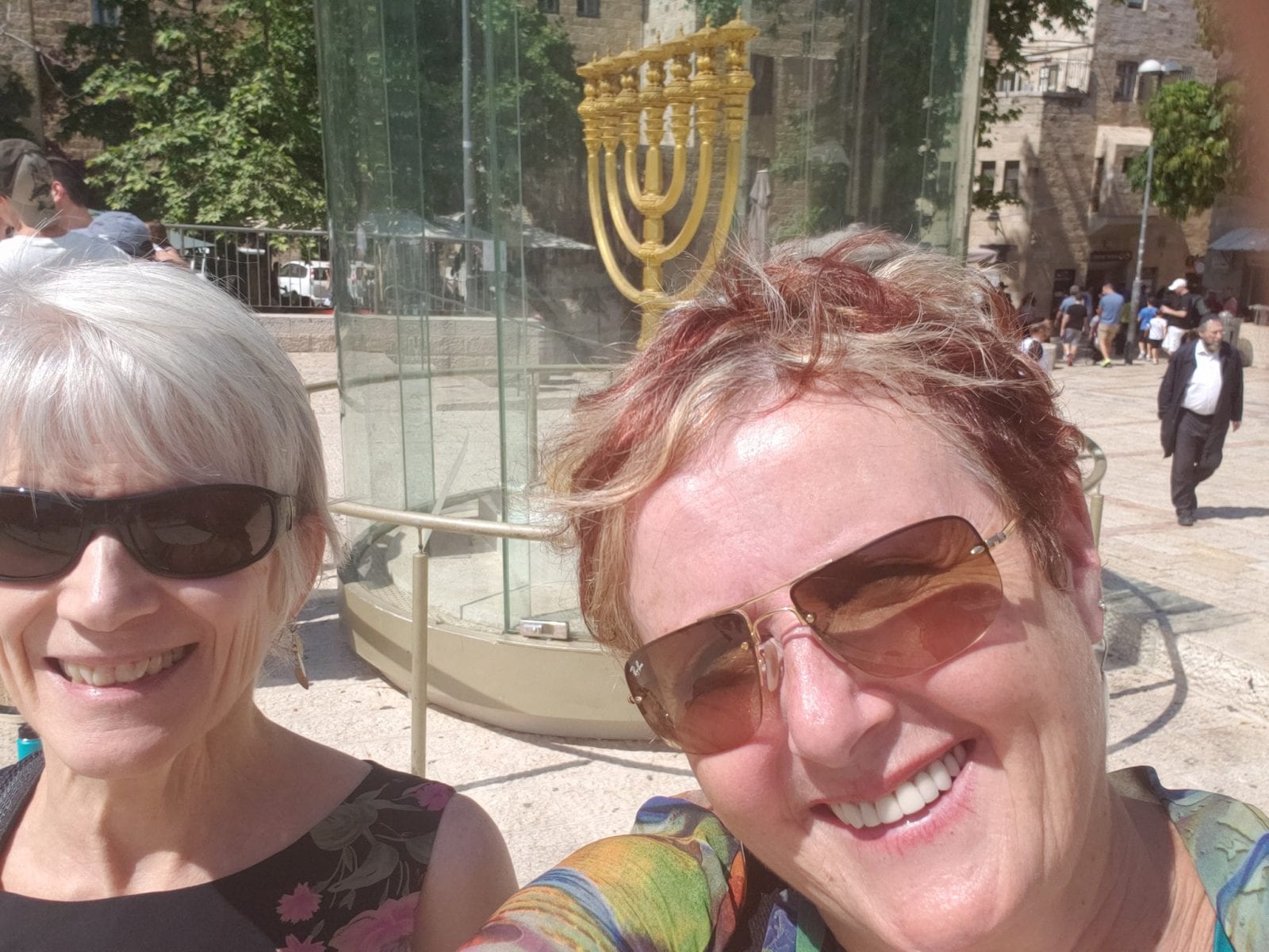 Rozalie and Chris at the 2019 March of Nations in Israel